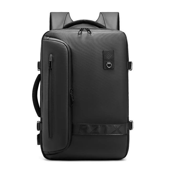 Men 15.6 Inch Laptop Backpack Anti-theft Waterproof Schoolbag Expandable USB Charging Backpack Large Capacity Travel Backpacking