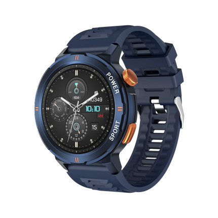M52 1.43 Inch AMOLED Chronograph TPU Fitness Tracker Blood Oxygen Heart Rate Monitor Dial Call Sleep Tracking Android Smart