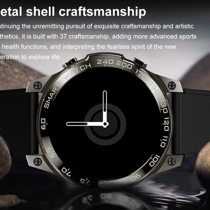 Rugged Smart Wristwatch DM50 for Men 400mAh Large Battery Outdoor Sport Fitness Tracker BT Call Waterproof Smartwatch 2024
