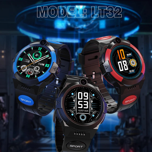 LT32 2023 Smart Watch for Kids 4G Video Call Call GPS Lbs Wifi Location 500MAH SmartWatches for Child