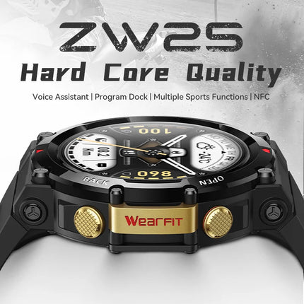 ZW25 Round BT Call Smart Watch I69 1.52 Inch 360*360 IP68 Outdoor Smart Watch 35 Days Standby