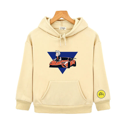 Merch A4 Gelik Lamba Boy Kids Hoodies 2021 NEW Autumn Winter Girl Baby Hooded Sweatshirts Casual Quality Children Clothing Tops