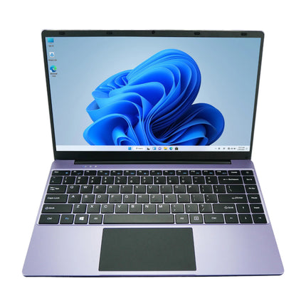 14.1" Ultra-Slim Laptop 8GB DDR4/512GB SSD Intel J4125 1080p IPS Panel WiFi/Windows 11 RGB Backlit English Keyboard US/UK Plugs