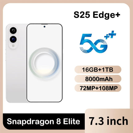 16G+1TB 2025 New Big Screen Phone S25 Edge+ Android Smartphone S-Pen Cheap  Unlocked Dual-SIMdual-standby  Mobile Phone S25