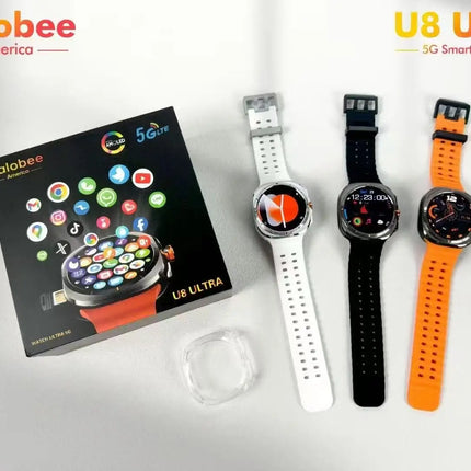 Smartwatch 4g Sim Card U8 Ultra Smartwatch 1.6Inch AMOLED 3GB+32GB BT Call APP Free Download WIF Relojes Smart Watch 2025