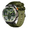 Black head+green camouflage silicone strap / HT30 Android Smart Watch