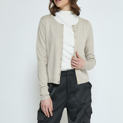 MSNew Laura Cardigan - Sand