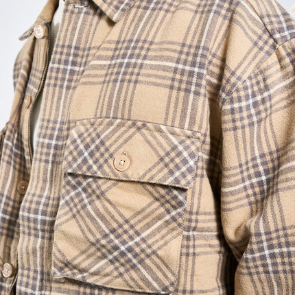 Monterey Check Jacket - Khaki