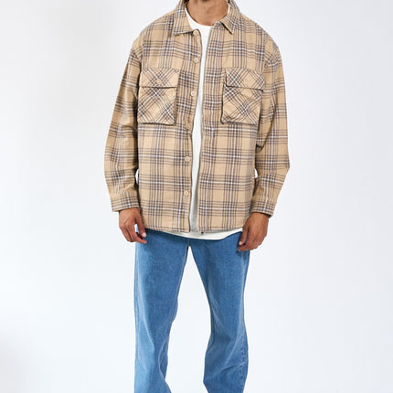 Monterey Check Jacket - Khaki