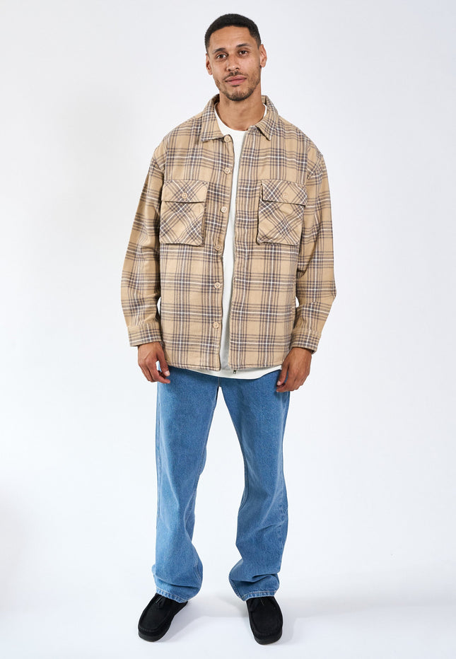 Monterey Check Jacket - Khaki