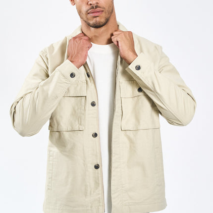 Monterey Overshirt - Bone White