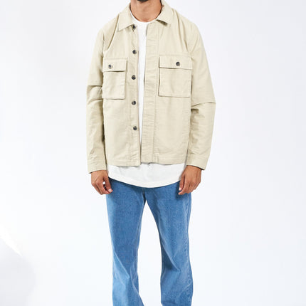 Monterey Overshirt - Bone White