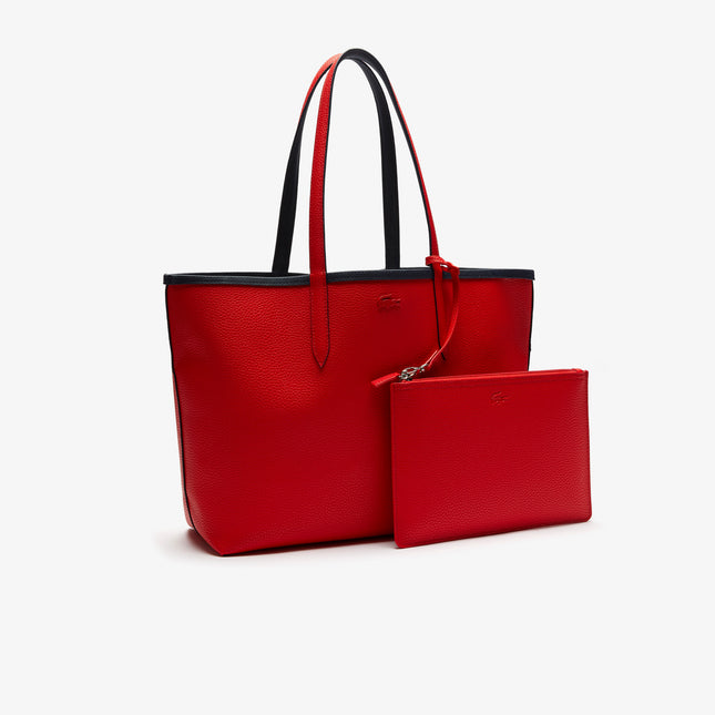 Anna Reversible Tote with Pouch Women - Blue - Lacoste - Bags