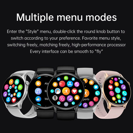 IP68 Waterproof 44mm Ultra-Thin WearFit Pro Smartwatch AMOLED Screen BT Call Reminder Heart Rate Monitoring NFC GPS Navigation