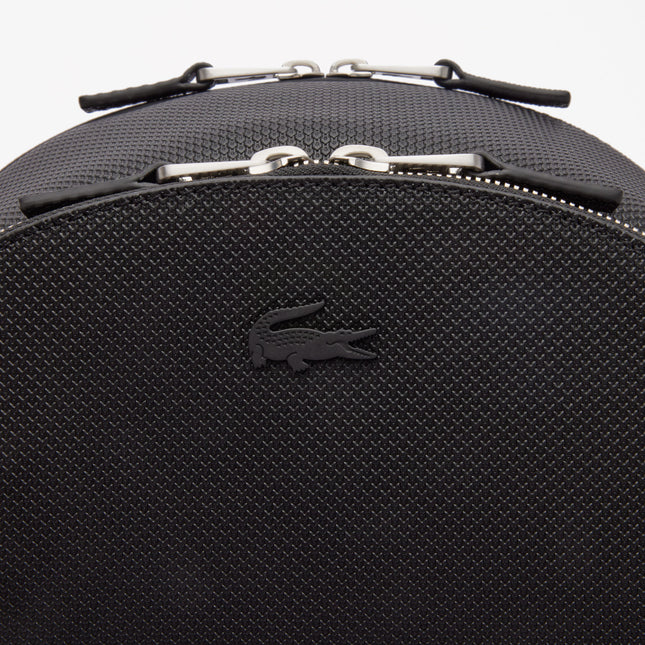 Chantaco Piqué Leather Backpack Men Lacoste
