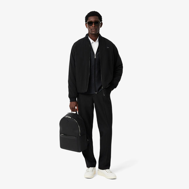 Chantaco Piqué Leather Backpack Men Lacoste