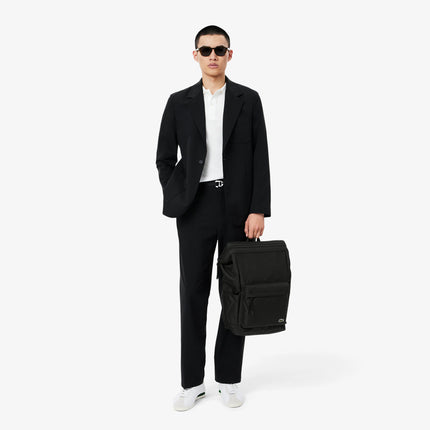 Neocroc Rectangular Backpack Unisex - Black - Lacoste - Backpack
