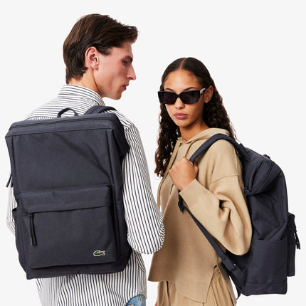 Neocroc Rectangular Backpack Unisex - Black - Lacoste - Backpack