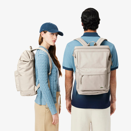 Neocroc Rectangular Backpack Unisex - Black - Lacoste - Backpack