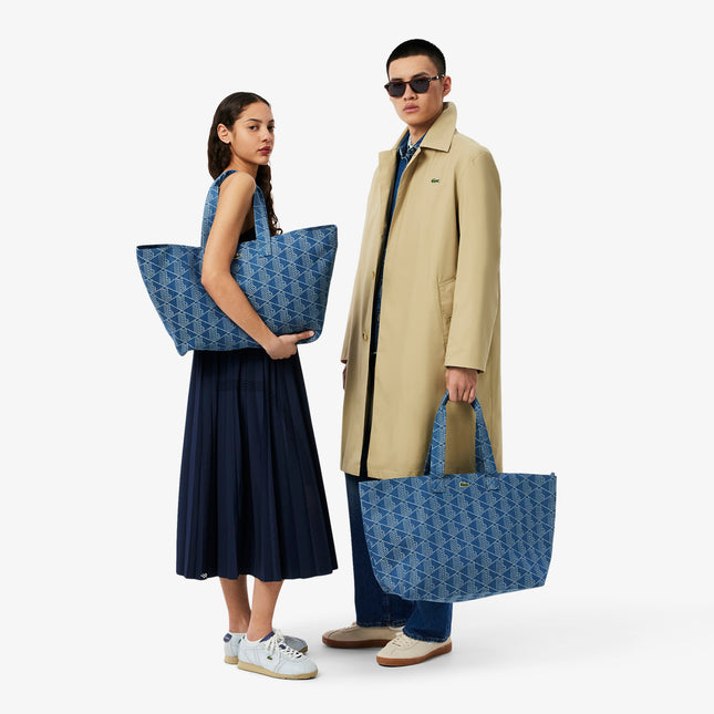 XL Summer Pack Jacquard Motif Tote Unisex - Beige - Lacoste - Bags