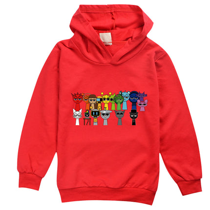 Incredibox Sprunki Hoodie for Kids Hoody Sweatshirts for Teen Boys Cartoon Coats for Girls, Casual Outerwear for Baby, Game, Hot