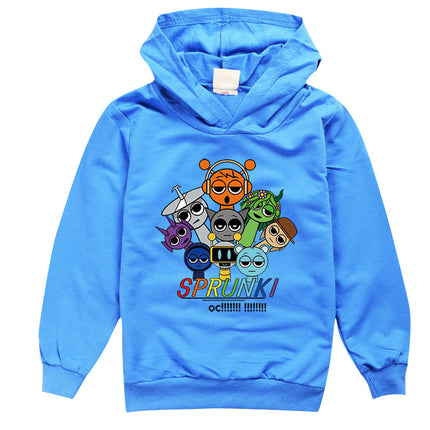 Incredibox Sprunki Hoodie for Kids Hoody Sweatshirts for Teen Boys Cartoon Coats for Girls, Casual Outerwear for Baby, Game, Hot