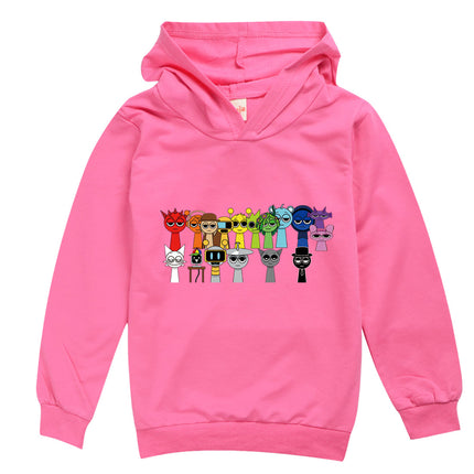 Incredibox Sprunki Hoodie for Kids Hoody Sweatshirts for Teen Boys Cartoon Coats for Girls, Casual Outerwear for Baby, Game, Hot