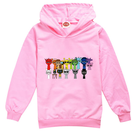 Incredibox Sprunki Hoodie for Kids Hoody Sweatshirts for Teen Boys Cartoon Coats for Girls, Casual Outerwear for Baby, Game, Hot
