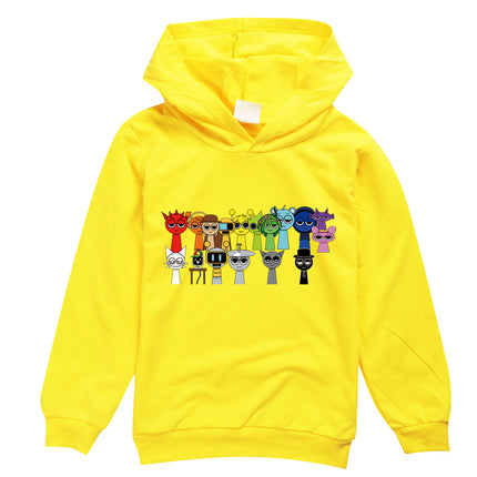 Incredibox Sprunki Hoodie for Kids Hoody Sweatshirts for Teen Boys Cartoon Coats for Girls, Casual Outerwear for Baby, Game, Hot