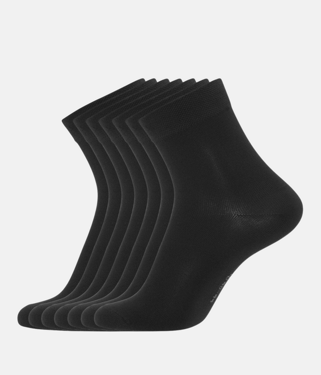 7 par sorte bambus sokker (Low cut)