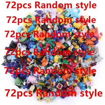 1-144 PCS Pokemon Gift Box Christmas Gift Action Figure Toys Genuine Pikachu Anime Figure Pokemon Toys For Children