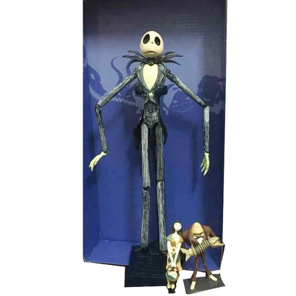 The Nightmare Before Christmas Jack Skellington Action Figure 12 Face Jack Jack Chair Special Version Model Toy Hallowen Present