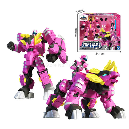 Mini Force 2 Super Dino Power Transformation Robot Toys Action Figures MiniForce X Simulation Animal Deformation Dinosaur Toy