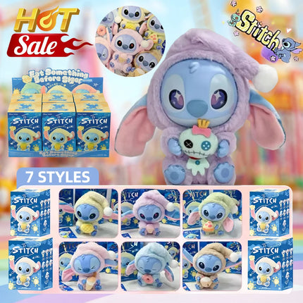 Hot! Stitch Eat Something Before Sleep disney blind box Anime Figure Stitch Mystery Box Doll Pendant Gift for Birthday Surprise