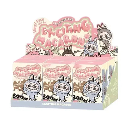 High quality canvas 3.0 generation front high-energy macaron vinyl face trendy plush toy blind box toy