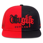 Black and Red Mesh / Adjustable