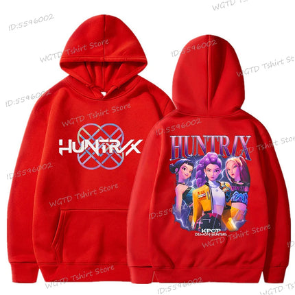 Kpop Demon Hunters Kids Clothes 2025 Hot Movie Print Men Women Fashion Casual Hoodies Anime Lovers Gift Cool Girls Hooded Shirt