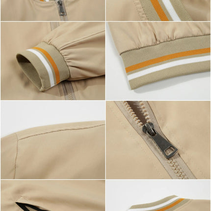 DAF truck logo jacket long-sleeved men's top stand-up collar spring and autumn jacket work clothes group clothes work clothes