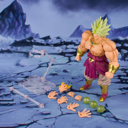 In Stock Demoniacal Fit Dragon Ball Broly Action Figure Legendary Berserker Broly Cosmic Shock Broli Figure Statue Dbz Toy Gifts