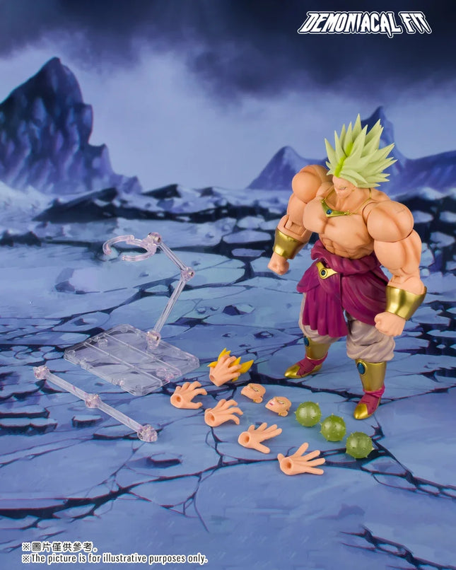 In Stock Demoniacal Fit Dragon Ball Broly Action Figure Legendary Berserker Broly Cosmic Shock Broli Figure Statue Dbz Toy Gifts