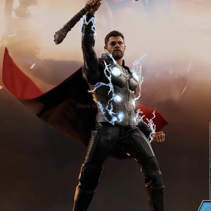 Hot Original Hot Toys God of Thunder Action Figure Avengers Infinity War Thor Odinson Statue HT MMS474 Model Collection Toy Gift