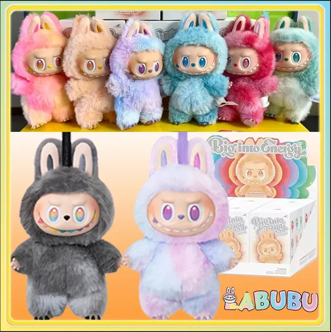 NEW LAPU # V3 The Monsters Big Into Energy Series Vinyl Plush Pendant Blind Box Face Doll Action Figure Keychain Birthday gift