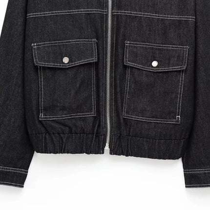 Denim Long Pants Sets Women 2 Pieces 2025 New Fashion Denim Jacket Coat Women Suit Casual Set Womens Outfits