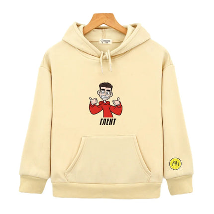 Kid's Merch A4 GLENT Hoodies for Teen Girls Baby Boys Clothes Thicked Toddler Sweatshirt Casual Family Clothing Мерч А4 Pullover