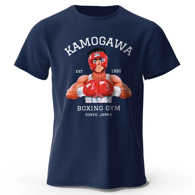 KBG Hajime No Ippo Printed Pure Cotton Vintage GYM Men's T-Shirt For Men Women Tops