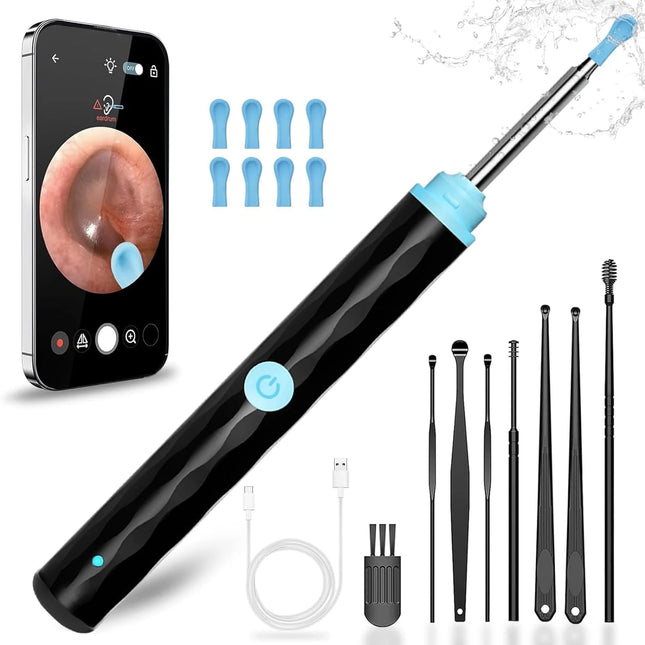 Ear Wax Removal With 5 Ear Scoop, Ear Cleaner With Camera,Ear Wax Remover Tool With 1080P, Rechargeable Earwax Removal Kit