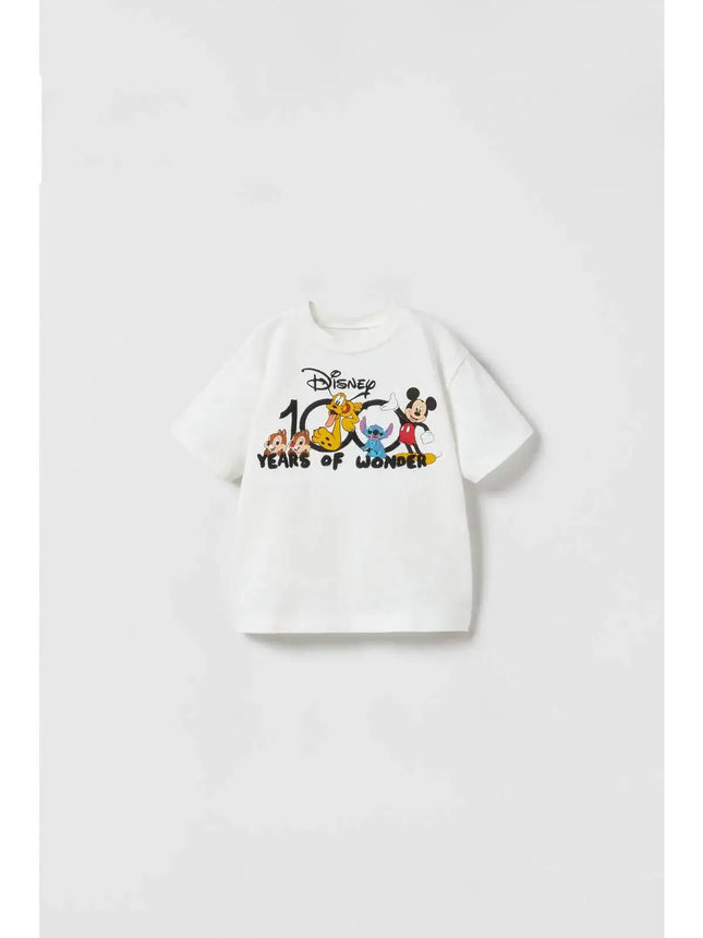 2024 Ny Børne-T-shirt Sommer Trykt Tegneserie Mode Børnetøj Kortærmede T-shirts Småbørnskostume Drenge Piger T-shirt