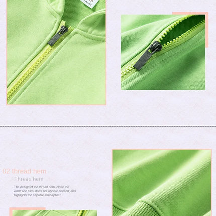 Hoodies for Children 2023 Autumn Zipper Hooded Sweatshirt Infants Boys Girls Clothes Casual Active School Teen Kids Outerwear