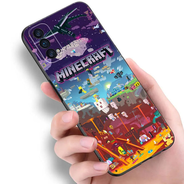 Hot My Mini World Game Phone Case For OPPO Reno 10 11 Pro Plus A55 A57 A58 A72 A74 4G A98 5G A15 A16 A17 A38 A54 A76 A94