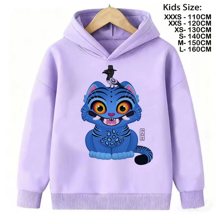 KPop Demon Hunters Hoodies Teenage Girls Boys Rumi KPop Demon Hunters Hoody Autumn Casual Long Sleeve Children Clothing